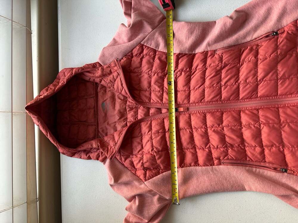 The North Face ThermoBall Hybrid Hoodie Jacket Women’s Medium Pink Full Zip - Picture 9 of 12